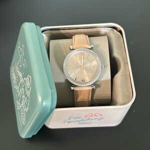 Fossil NIB Carlie Sand Watch